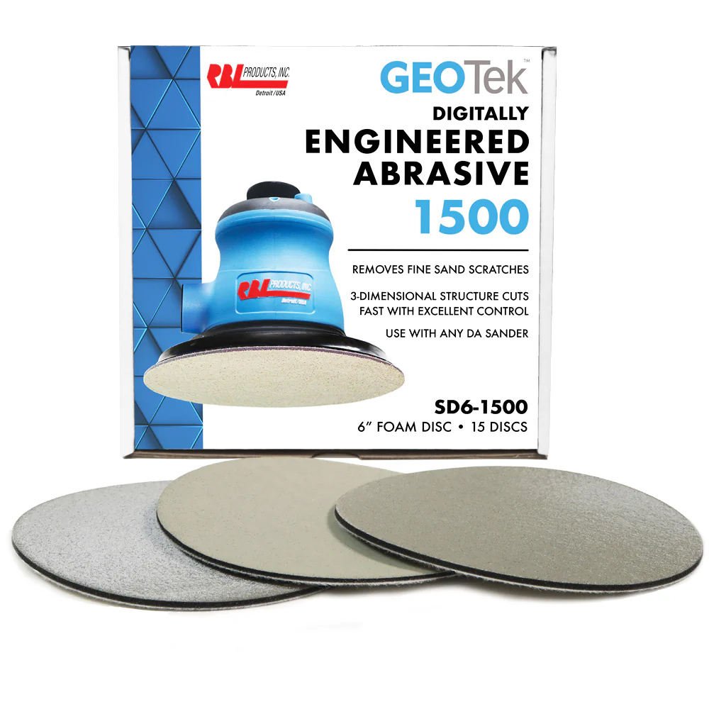 VELCRO 6" SANDING DISCS-P1500 15